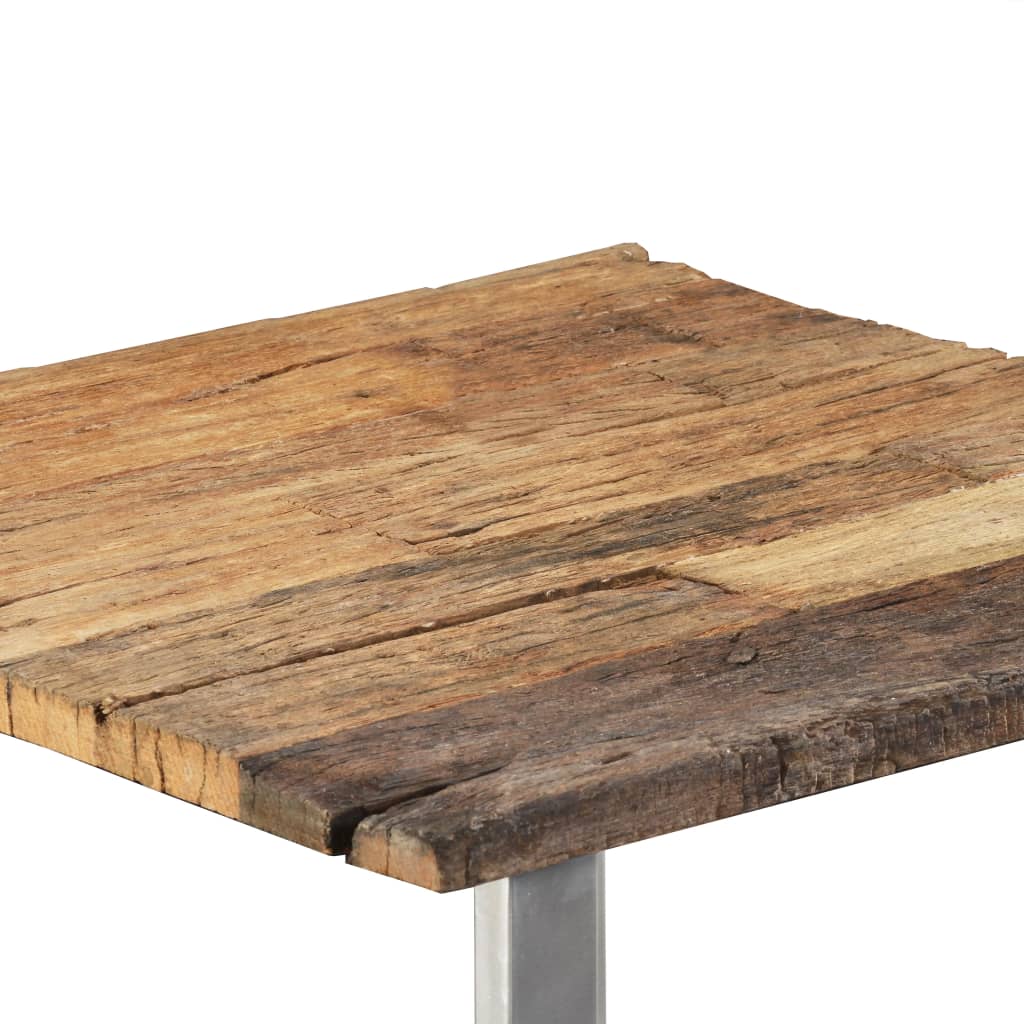 vidaXL Tavolino da Salotto in Legno Massello Recuperato 55x55x40 cm