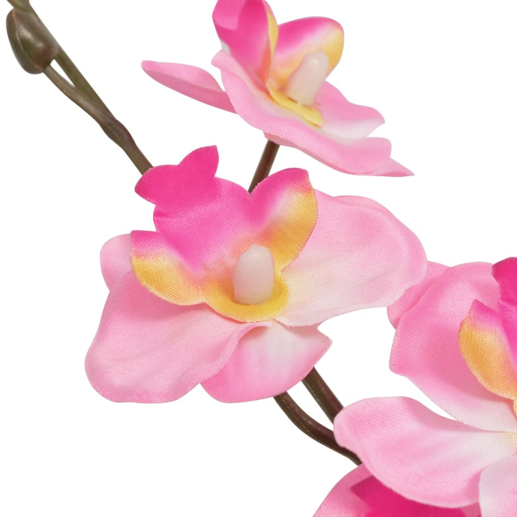 vidaXL Orchidea Artificiale con Vaso 30 cm Rosa
