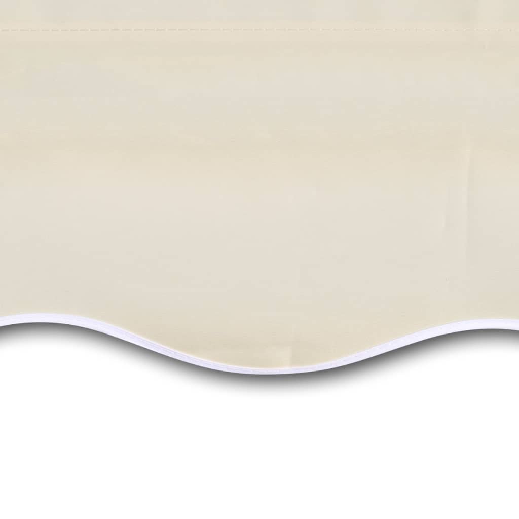 vidaXL Tenda da Sole Retrattile Manuale 600x300 cm Crema