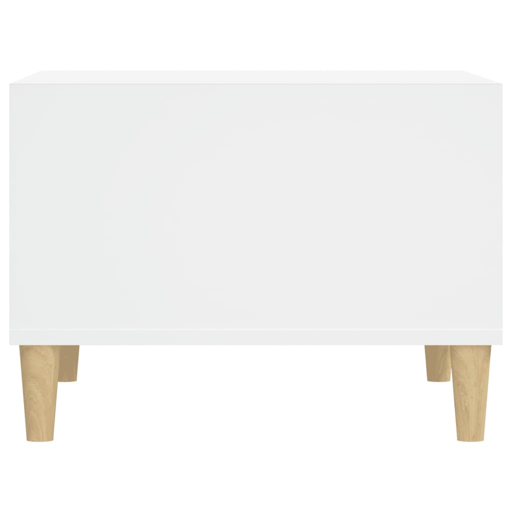 vidaXL Tavolino da Salotto Bianco 60x50x36,5 cm in Legno Multistrato