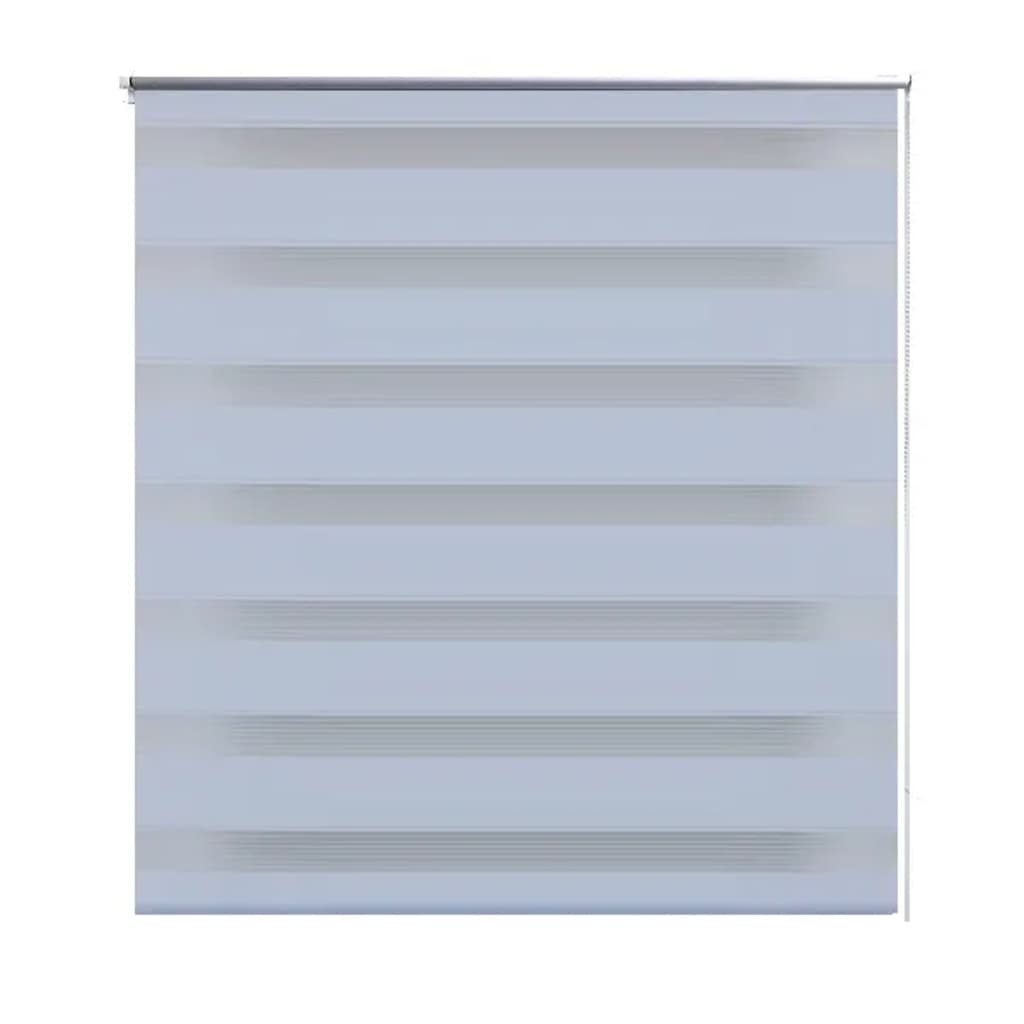 Tenda a rullo oscurante zebra 100x175 bianca