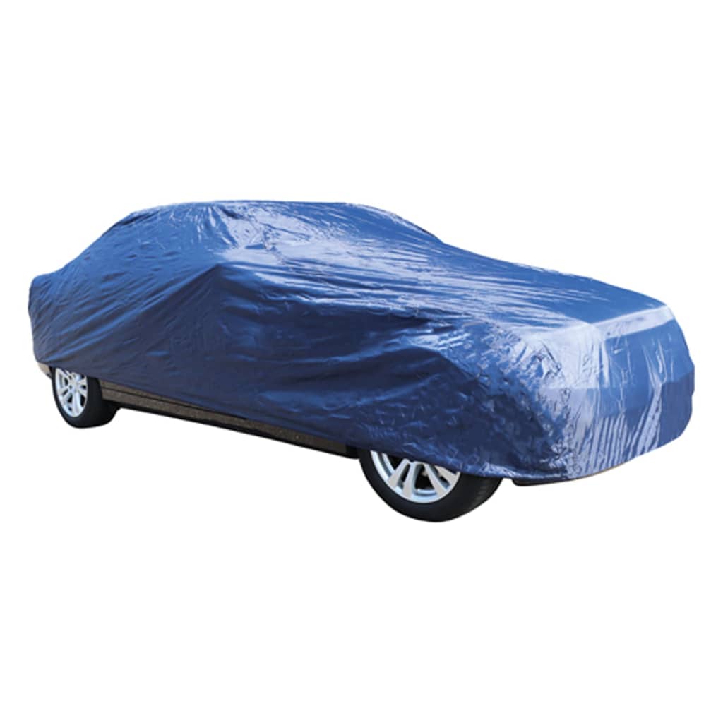 Carpoint Copertura per Auto in Poliestere S 408x146x115 cm Blu