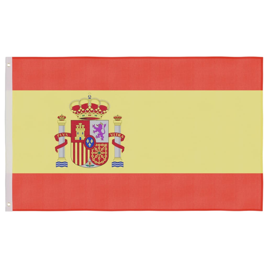 vidaXL Bandiera della Spagna 90x150 cm