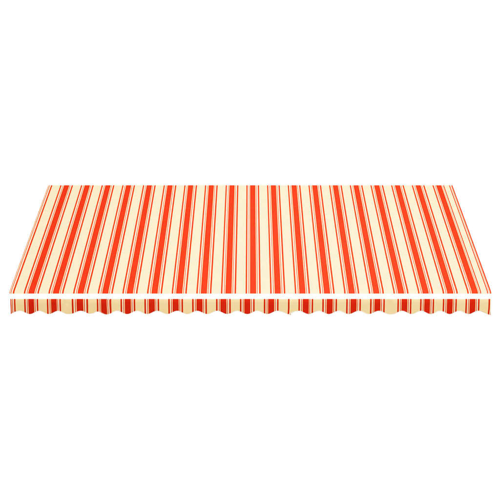 vidaXL Tessuto di Ricambio per Tenda da Sole Giallo e Arancio 6x3,5 m