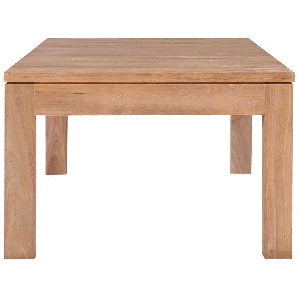 vidaXL Tavolino da Salotto Legno Massello di Teak Naturale 110x60x40cm