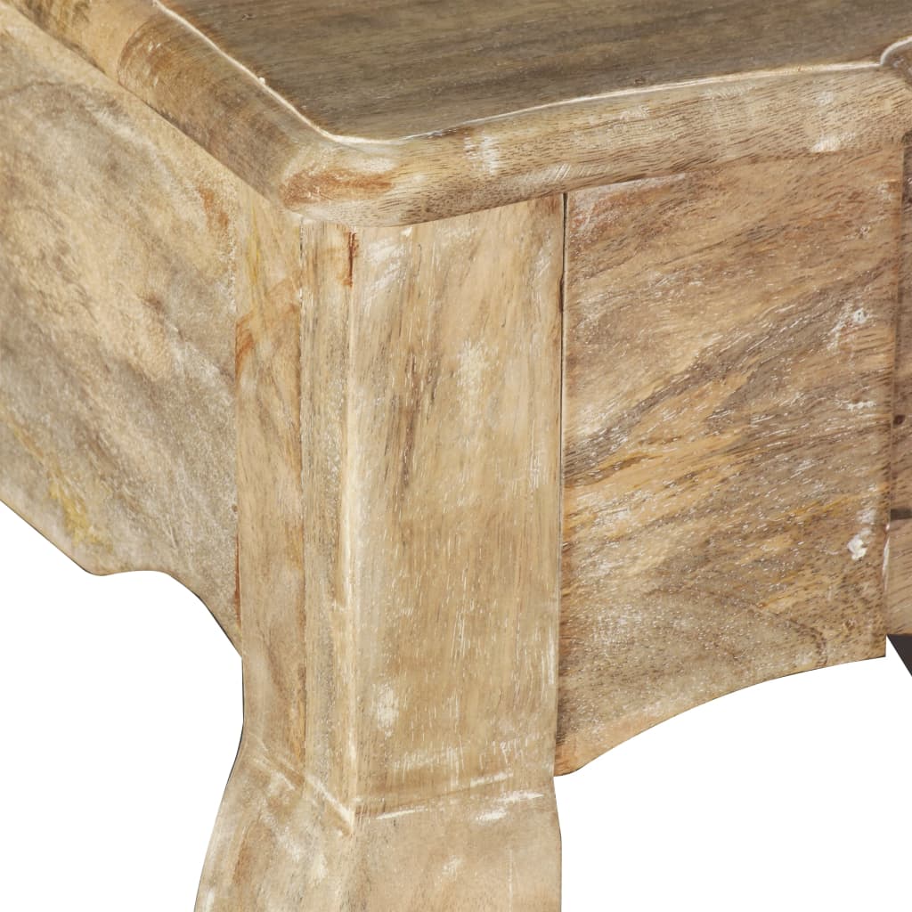 vidaXL Tavolino Consolle in Legno Massello di Mango 120x50x80 cm