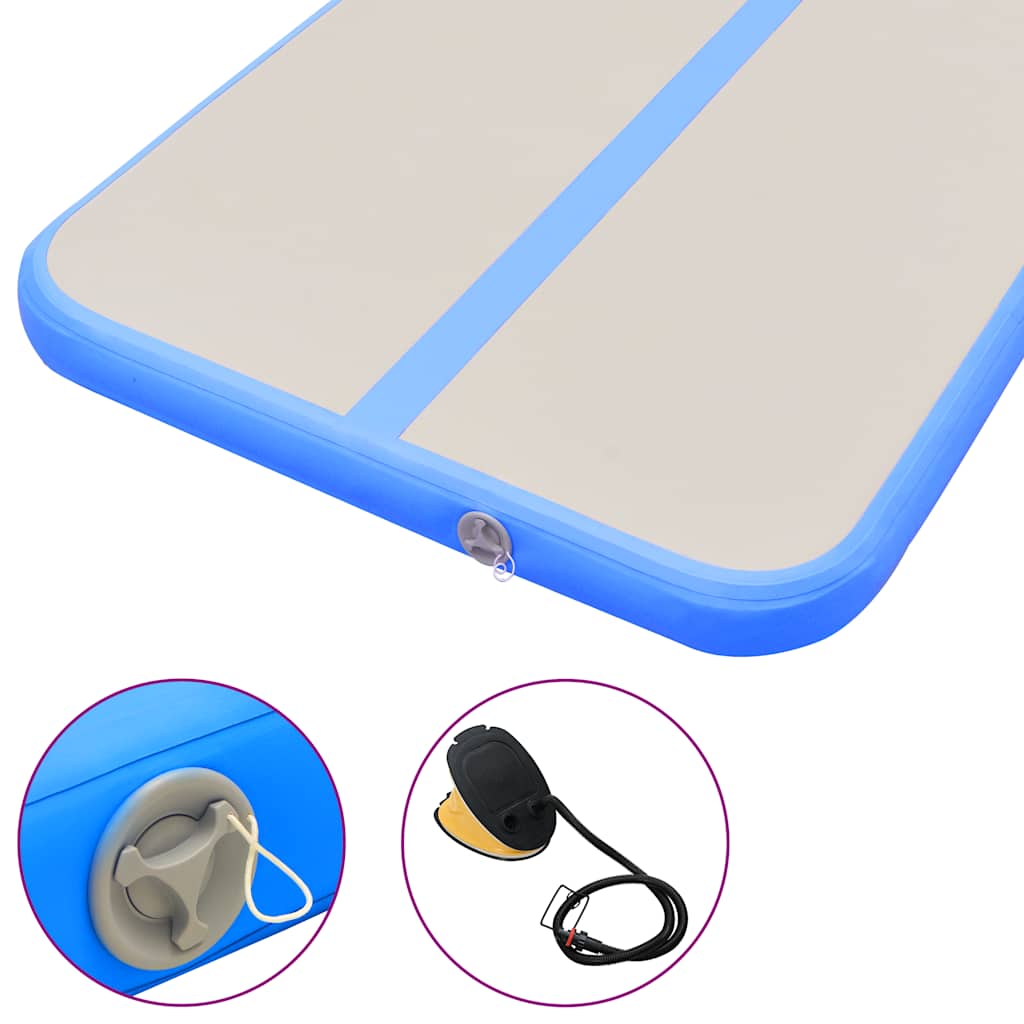 Tappetino Gonfiabile Air Matte Track Per Ginnastica, Lunghezza 3/4/5/6 M, Con Pompa, Antiscivolo, Per Fitness E Yoga - 6
