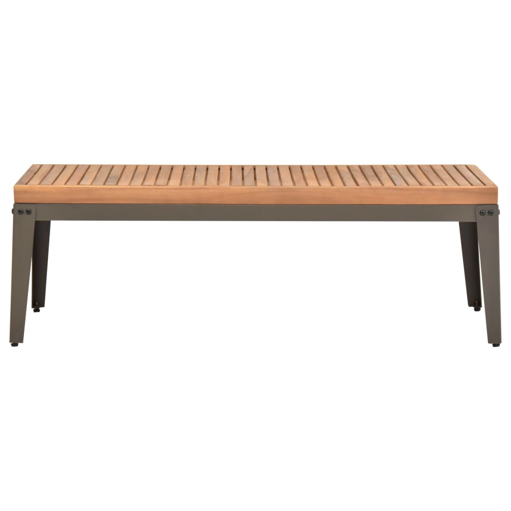 vidaXL Tavolino da Caffè per Giardino 110x55x36 cm Massello di Acacia
