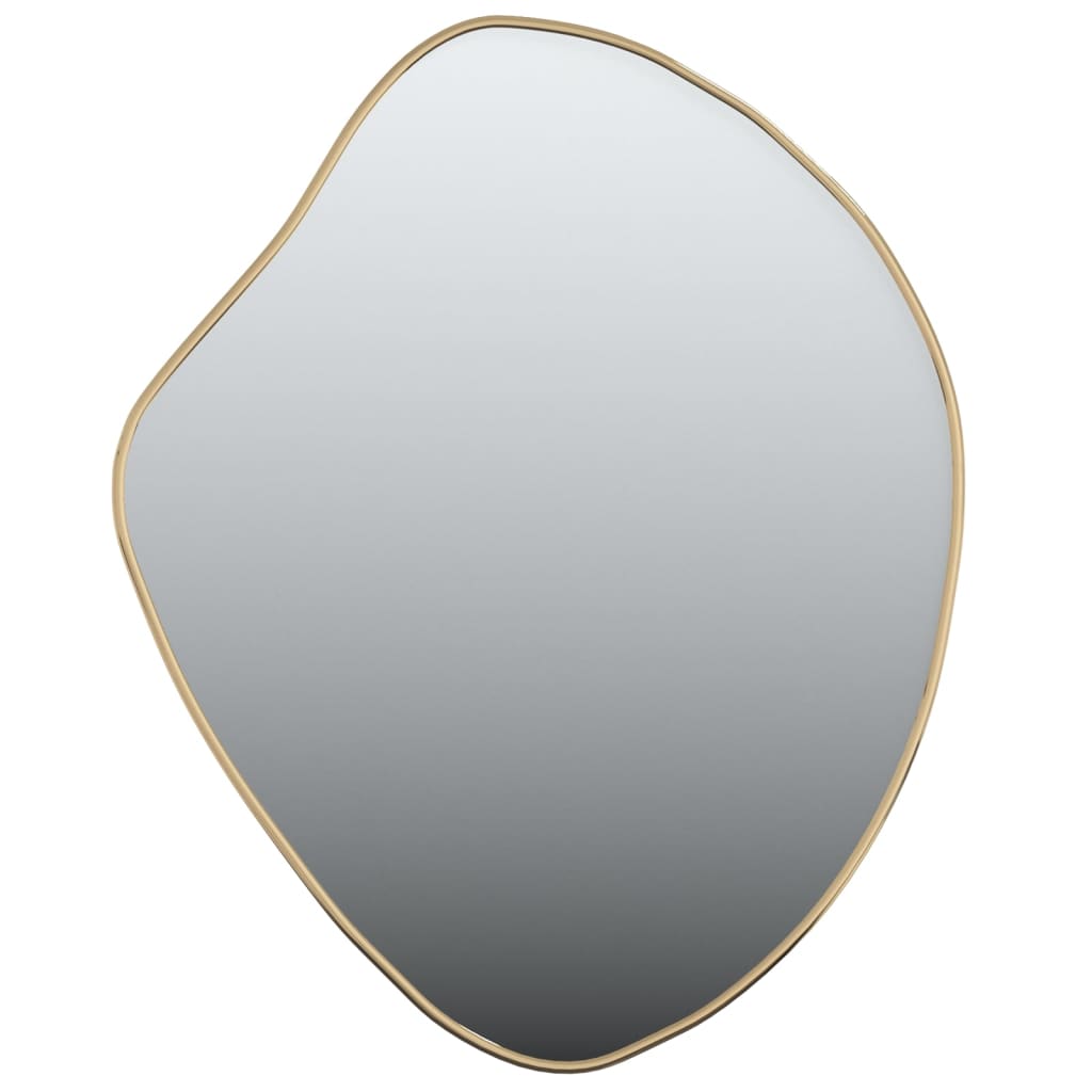vidaXL Specchio da Parete Dorato 60x50 cm