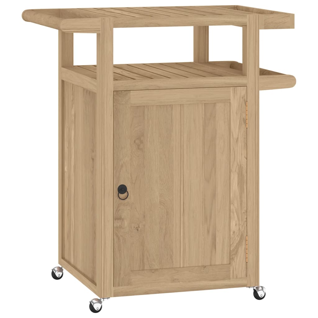 Carrello da Cucina MONZA 48x40x90 cm in Legno Massello di Pino 376080