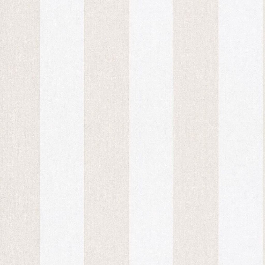 Noordwand Carta da Parati Topchic Stripes Beige e Bianco