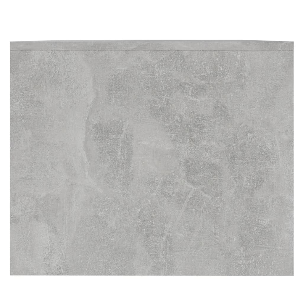 vidaXL Tavolino da Salotto Grigio Cemento 90x50x41,5 cm in Truciolato