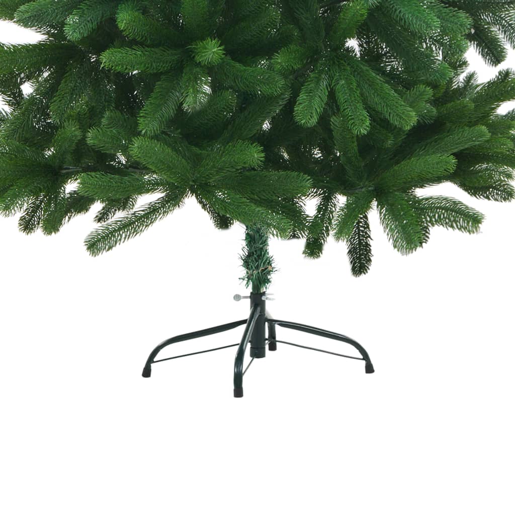 vidaXL Albero di Natale Preilluminato con Palline Verde 180 cm