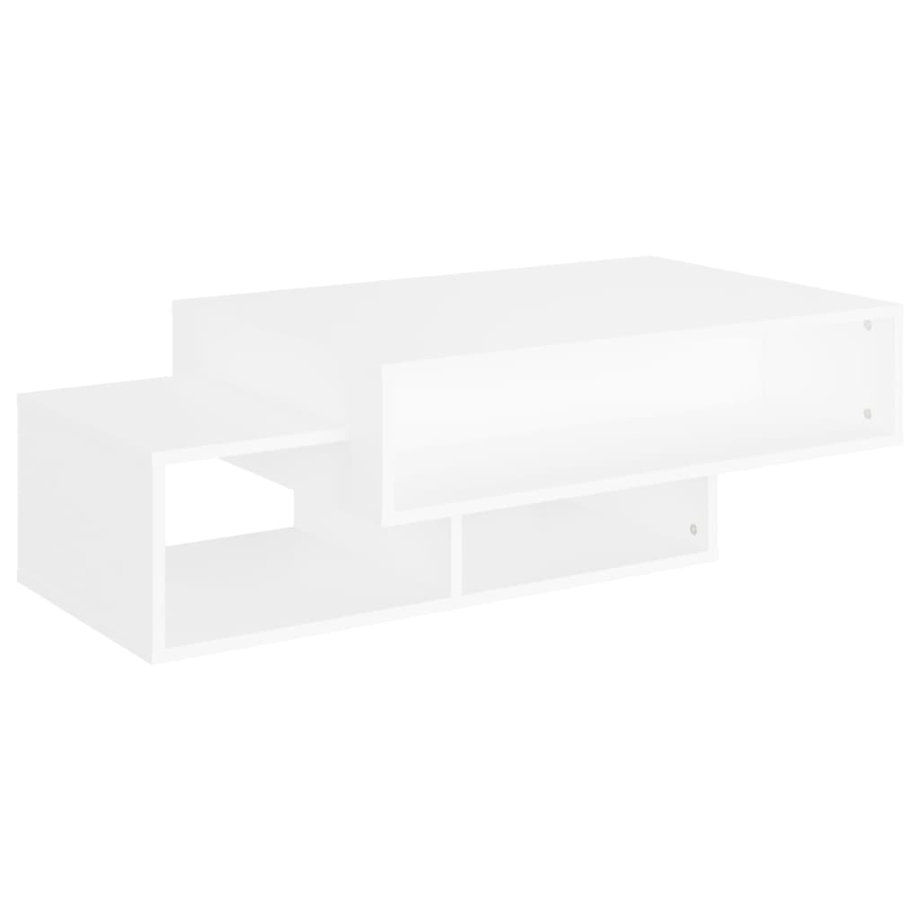 vidaXL Tavolino da Salotto Bianco 102x55x42 cm Legno Legno Multistrato