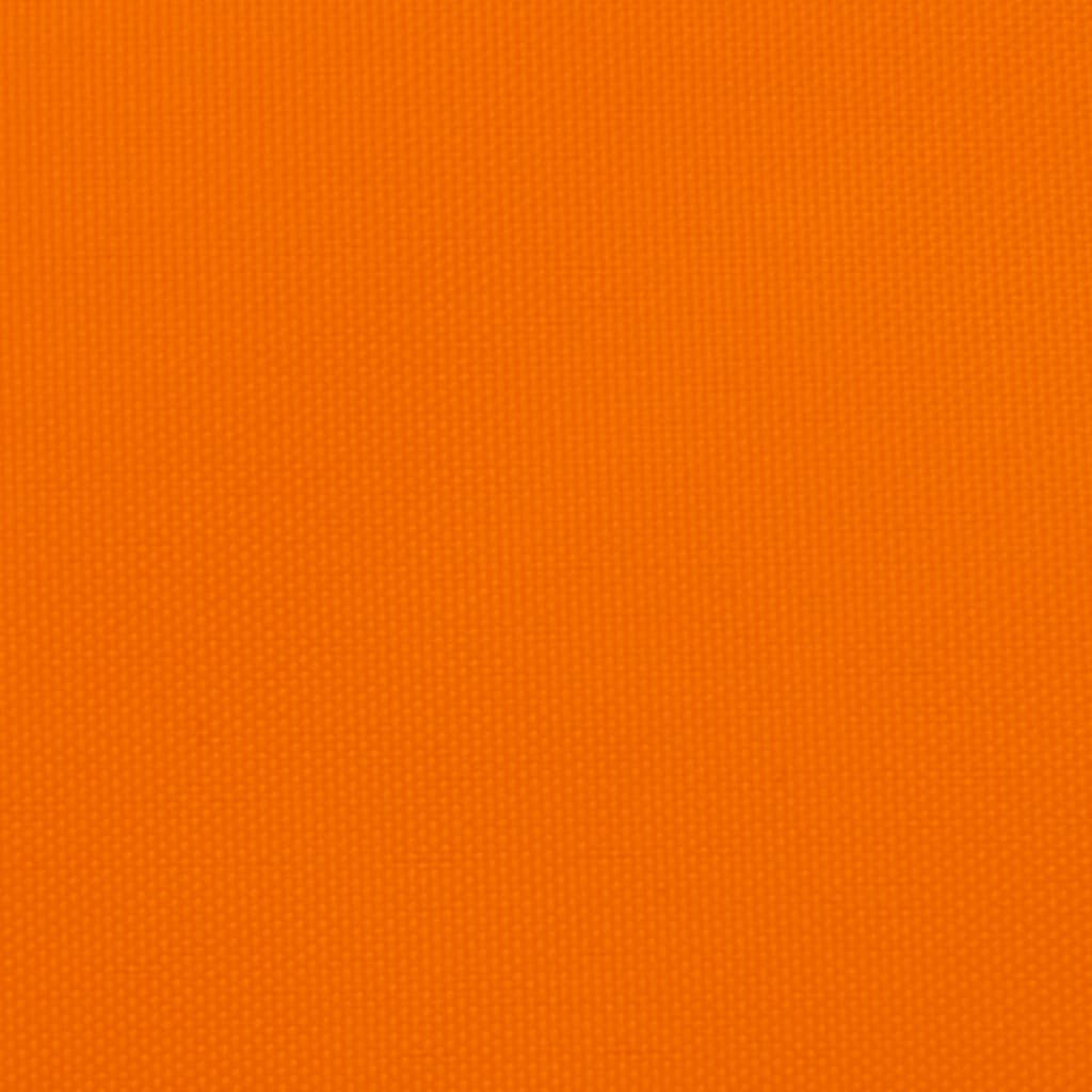 vidaXL Parasole a Vela Oxford Triangolare 4x5x6,4 m Arancione