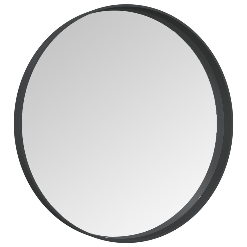 vidaXL Specchio da Parete Nero 40 cm