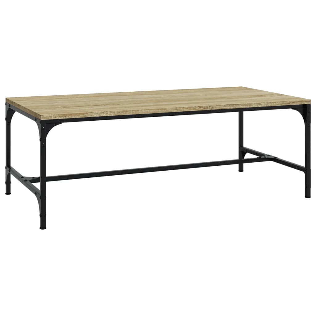 vidaXL Tavolino da Salotto Rovere Sonoma 100x50x35cm Legno Multistrato