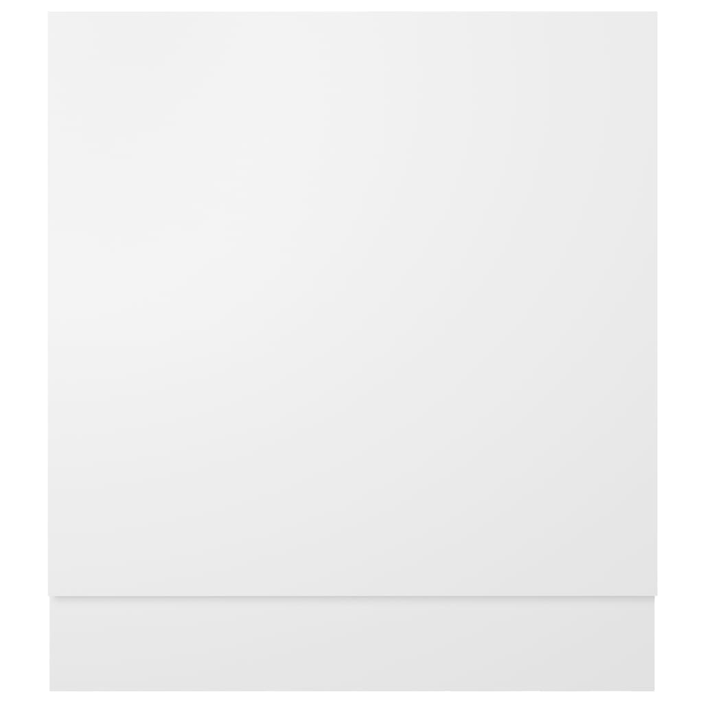 vidaXL Pannello Lavastoviglie Bianco 59,5x3x67 cm Legno Multistrato