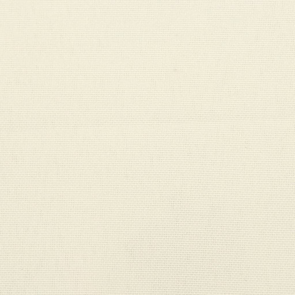 vidaXL Cuscini per Sedia 4pz Bianco Crema 40x40x7 cm in Tessuto Oxford