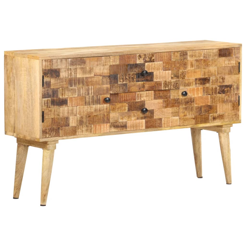 vidaXL Credenza 120x30x70 cm in Legno Massello di Mango