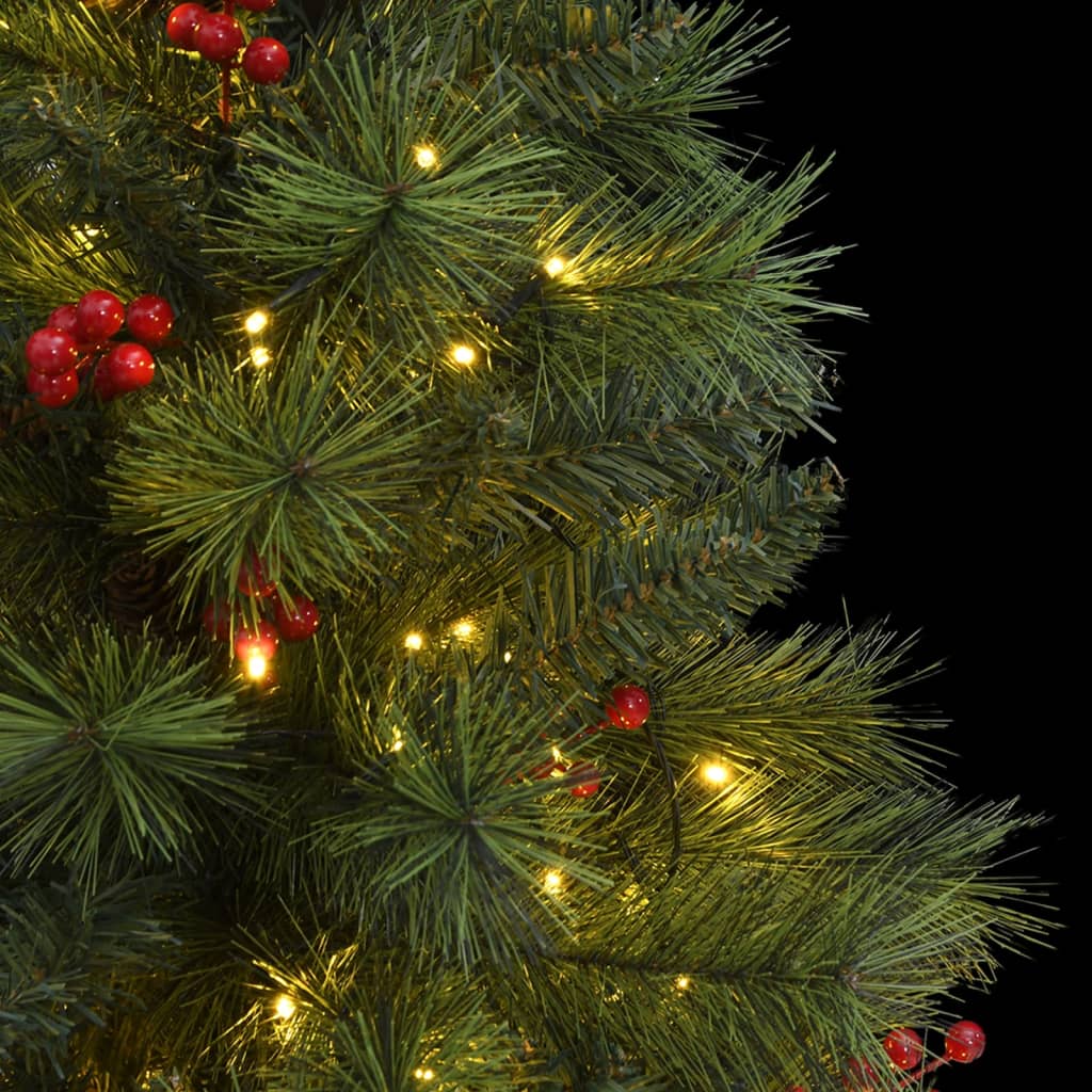 vidaXL Albero Natale Incernierato con 150 LED 120 cm