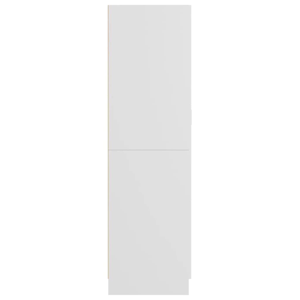 vidaXL Armadio Bianco 82,5x51,5x180 cm in Legno Multistrato