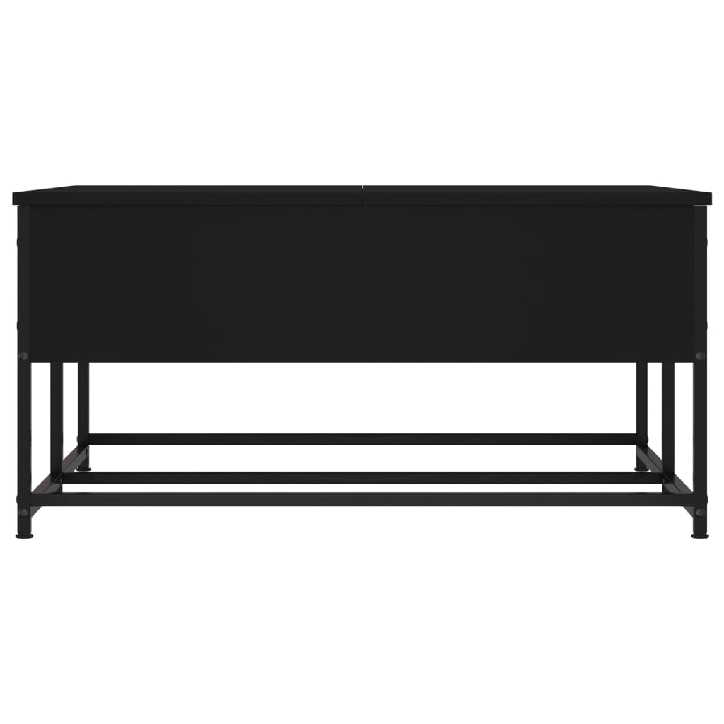 vidaXL Tavolino da Salotto Nero 80x80x40 cm in Legno Multistrato