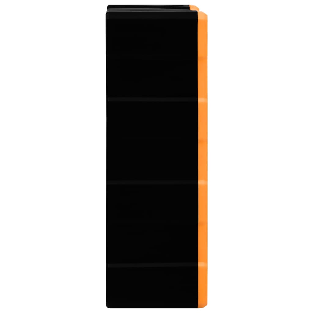 vidaXL Mobile Contenitore con 18 Cassetti Medi 38x16x47 cm