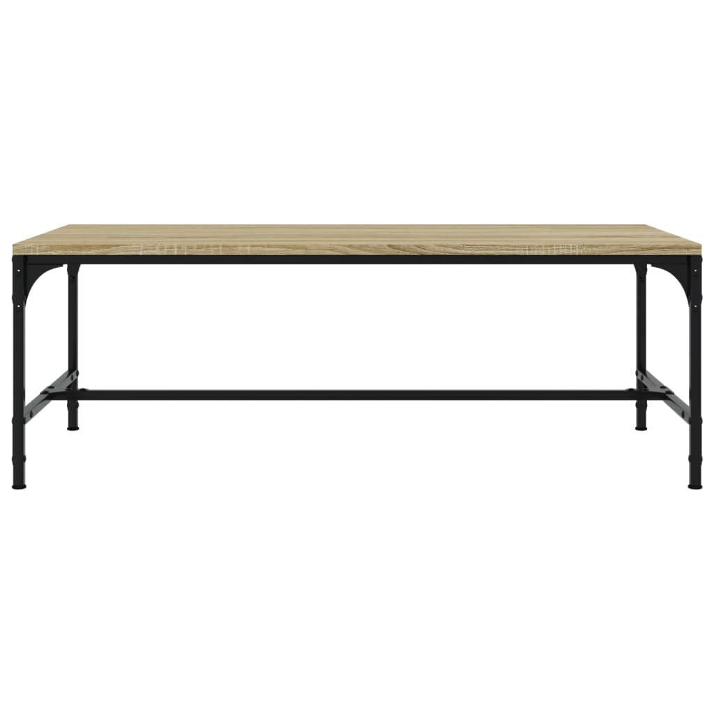 vidaXL Tavolino da Salotto Rovere Sonoma 80x50x35 cm Legno Multistrato