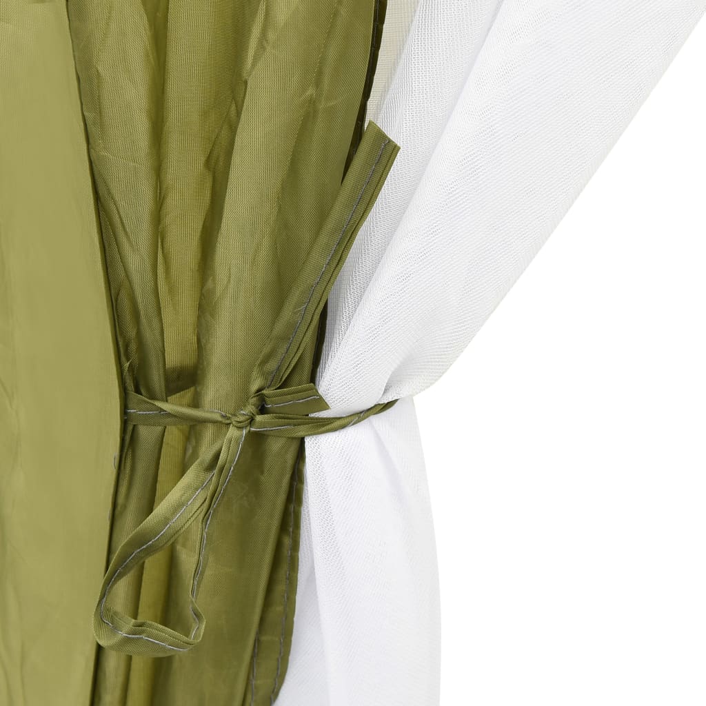 vidaXL Tenda per Piscina in Tessuto 590x520x250 cm Verde