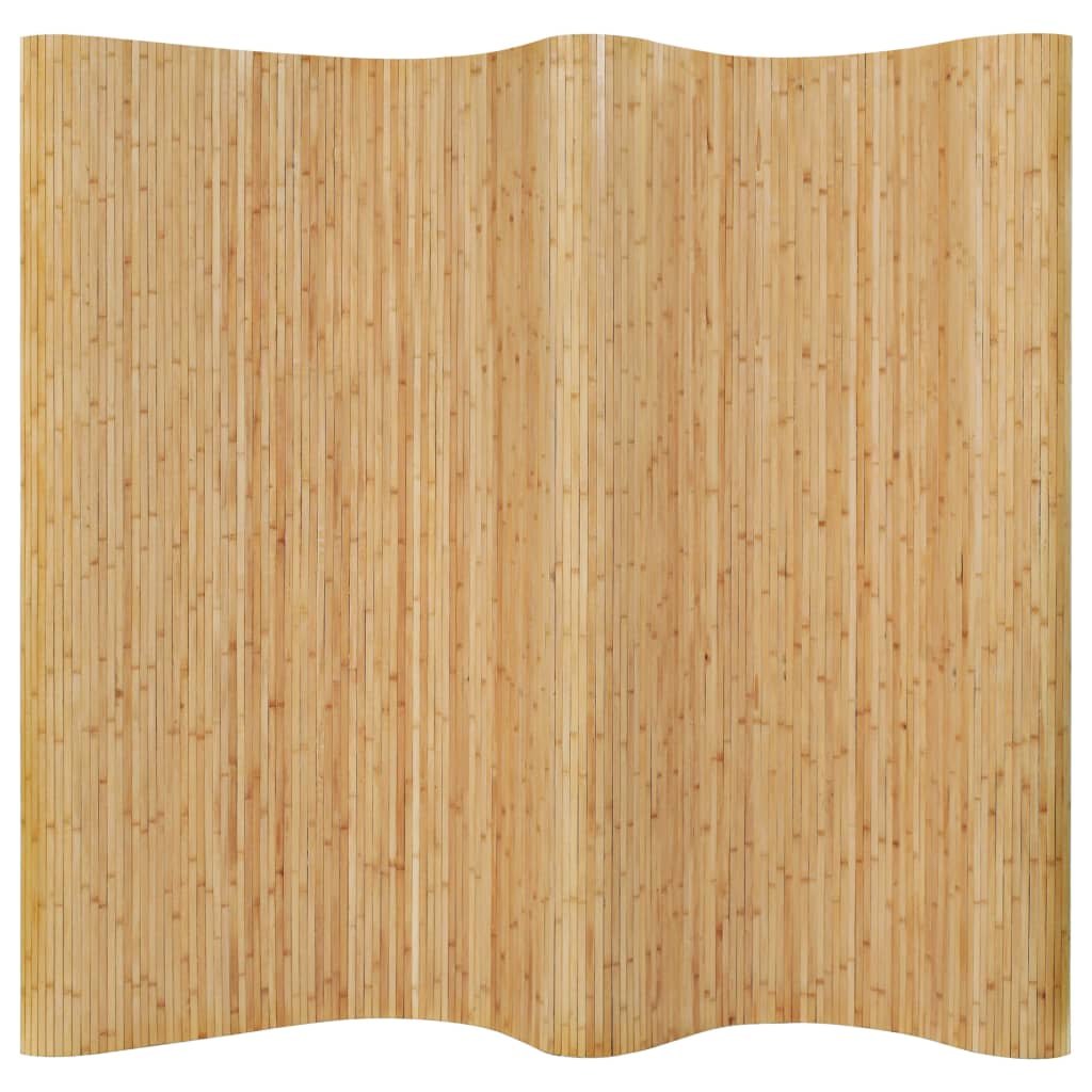 vidaXL Pannello Divisore per la Stanza in Bambù Naturale 250x165 cm
