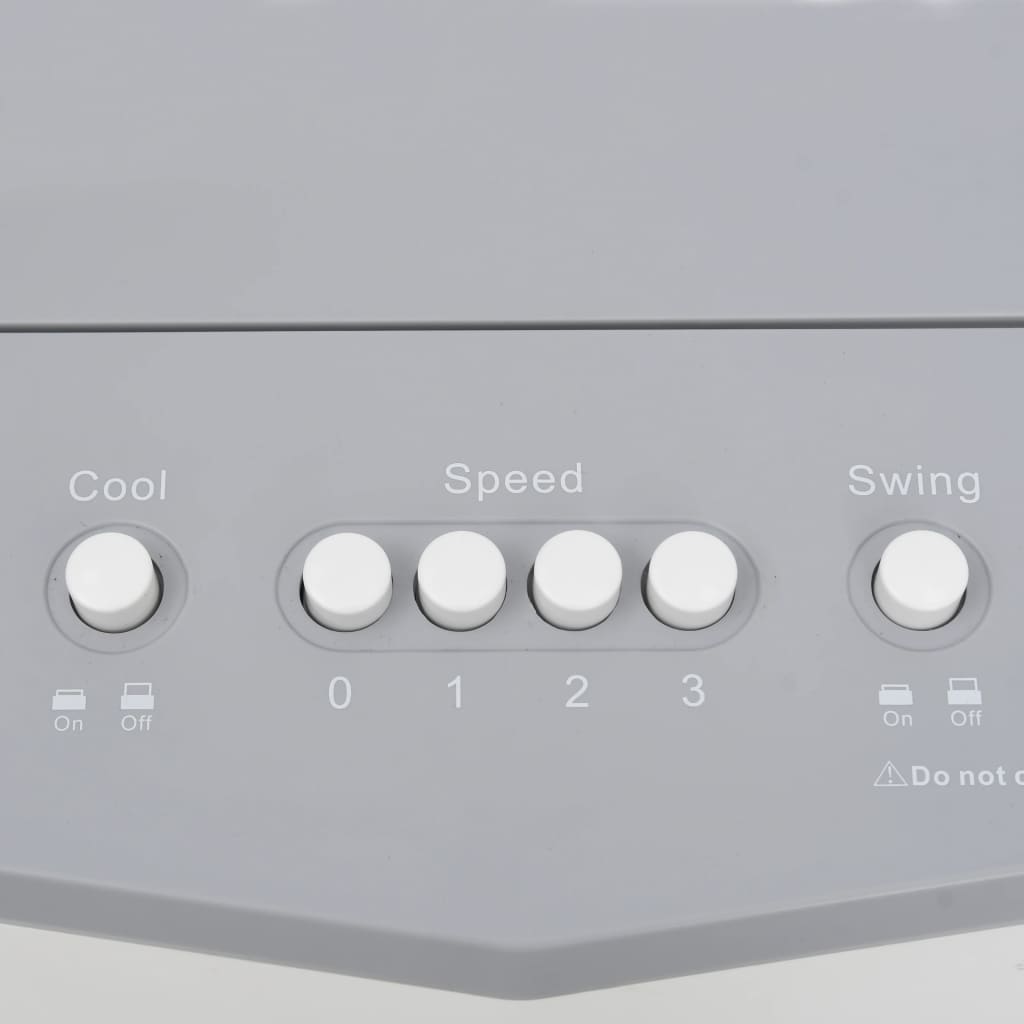 vidaXL Condizionatore Portatile 3 in 1 Bianco 264x255x680 mm 80 W