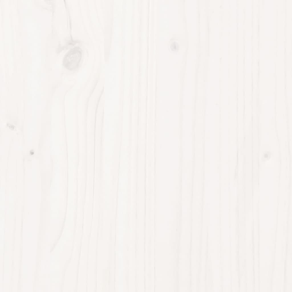 vidaXL Divano senza Braccioli da Giardino Bianco 69x62x70,5 cm Pino
