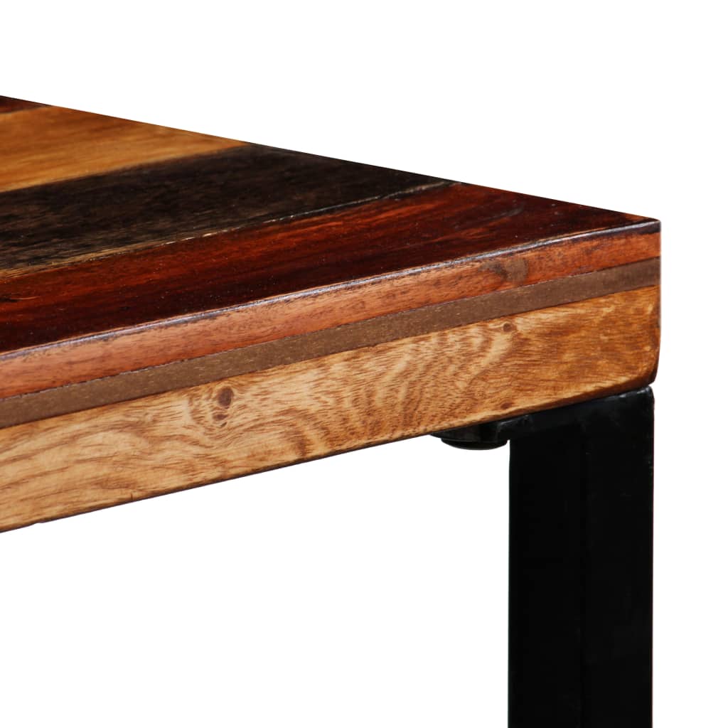 vidaXL Tavolino da Bar in Legno Massello di Recupero 120x60x106cm
