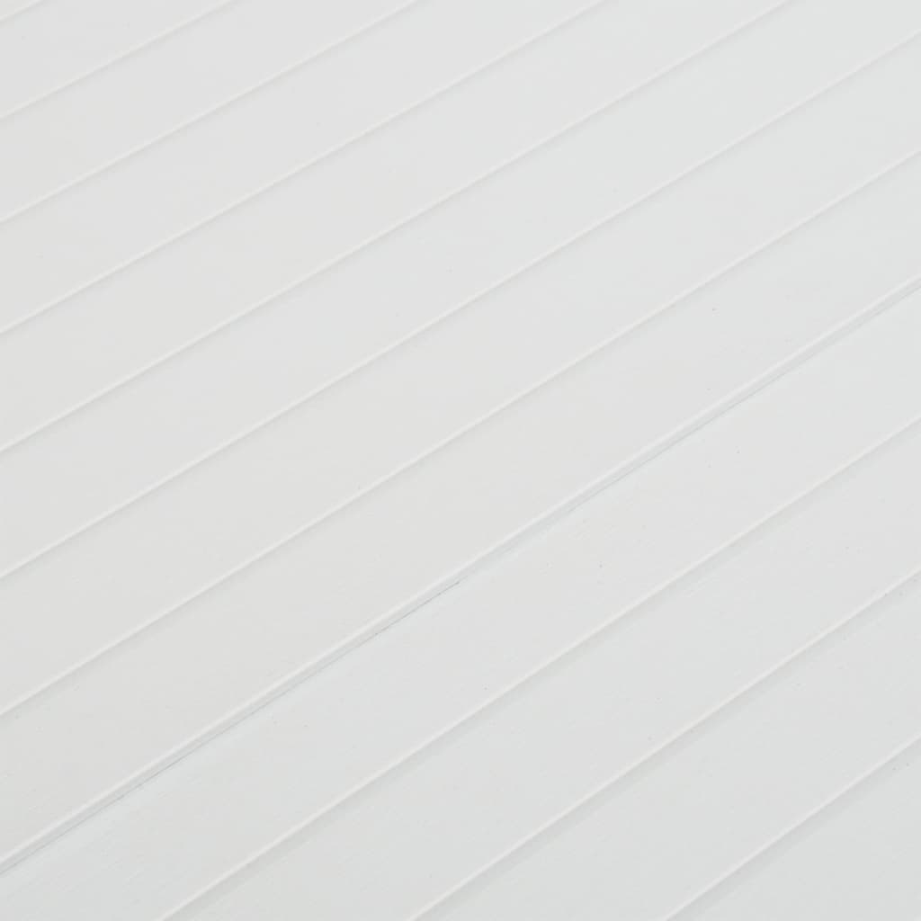 vidaXL Tavolo da Giardino 220x90x72 cm in PP Bianco