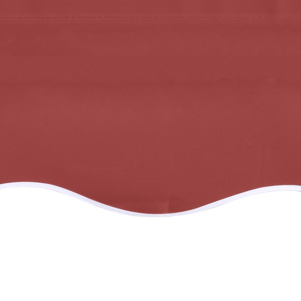 vidaXL Tessuto di Ricambio per Tenda da Sole Rosso Borgogna 4x3 m