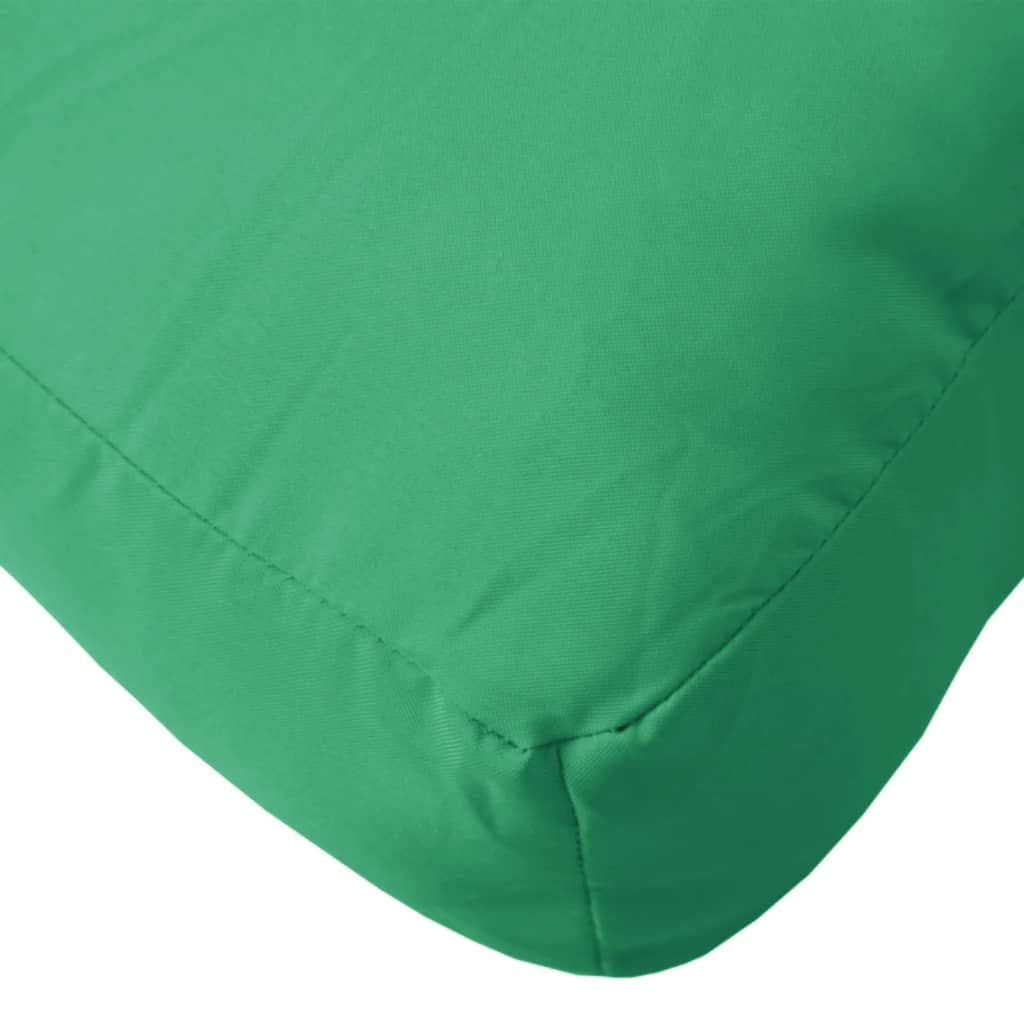 vidaXL Cuscino per Pallet Verde 60x60x12 cm in Tessuto