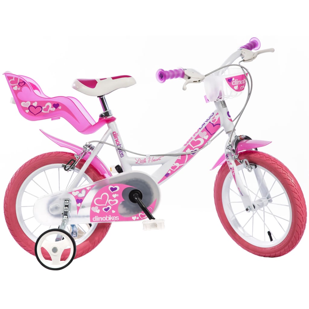 Dino Bikes Bicicletta per Bambini Little Heart Rosa 40 cm DINO356013