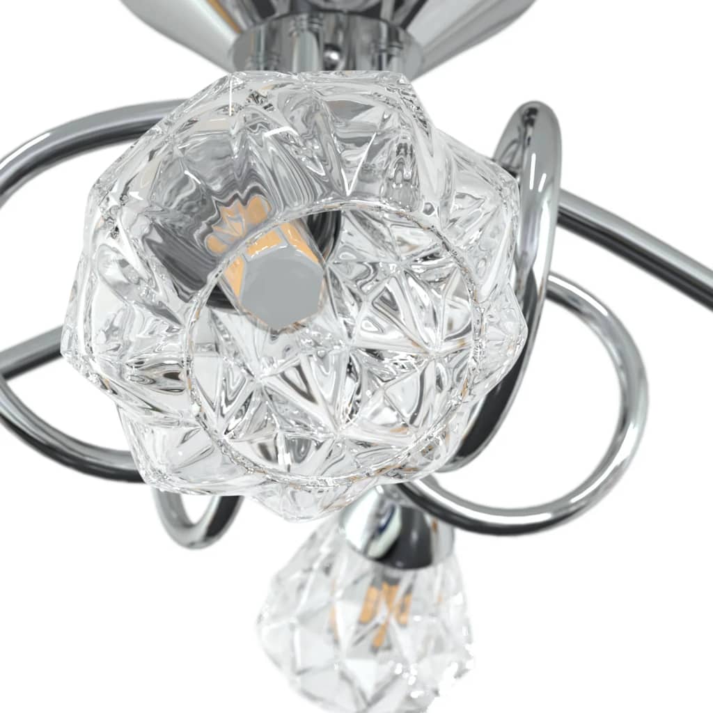 vidaXL Lampada da Soffitto con Paralumi a Reticolo per 4 Luci LED G9