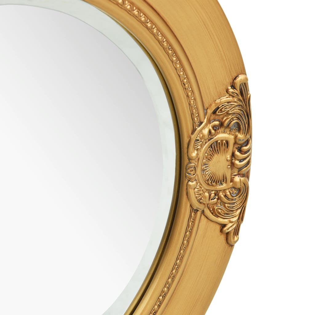 vidaXL Specchio da Parete Stile Barocco 50 cm Oro