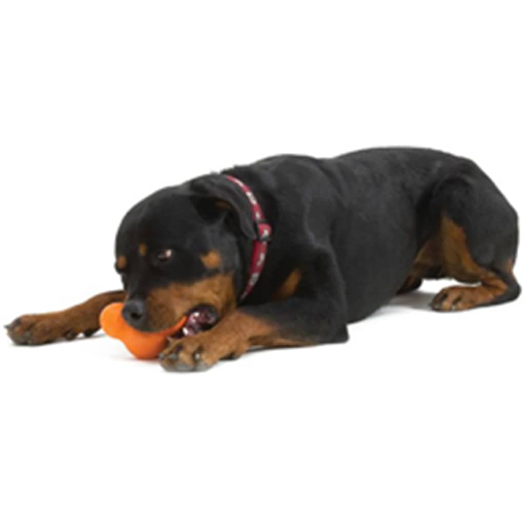 West Paw Giocattolo per Cani con Zogoflex Tux Arancione Mandarino L