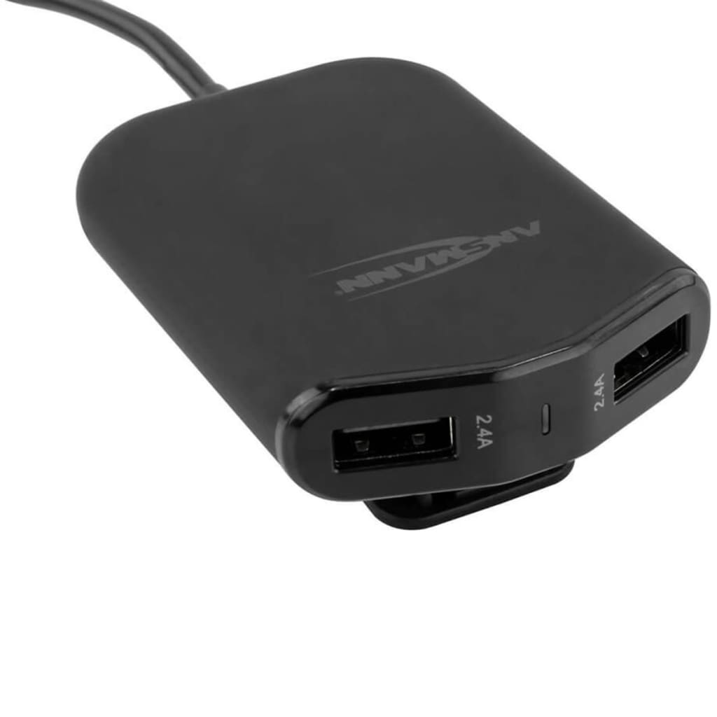 Ansmann Caricatore USB da Auto con 4 Porte 496 9,6 A 1000-0017